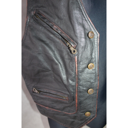 KAMIZELKA MOTOR SKÓRA HYINY rozm. L